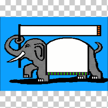 SVG Retro elephant SVG Retro elephant