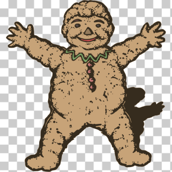 SVG Retro gingerbread man SVG Retro gingerbread man