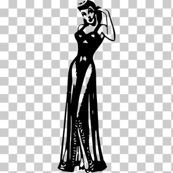 SVG Retro girl SVG Retro girl