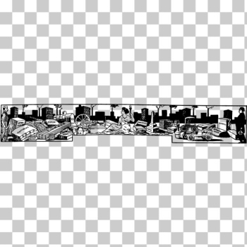 SVG Retro industry banner SVG Retro industry banner