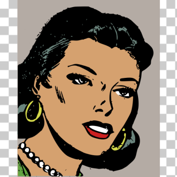 SVG Retro pretty woman SVG Retro pretty woman