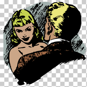 SVG Retro romance