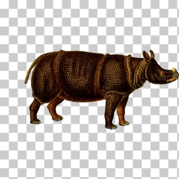 SVG Rhinoceros vector image SVG Rhinoceros vector image