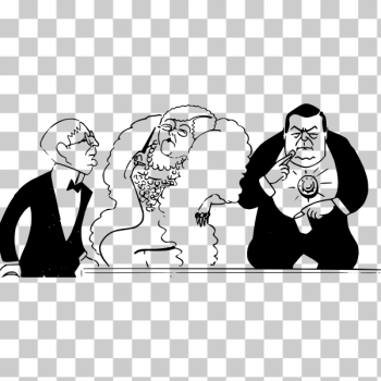 SVG Rich people vector illustration SVG Rich people vector illustration
