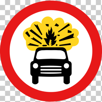 SVG Roadsign Kaboom