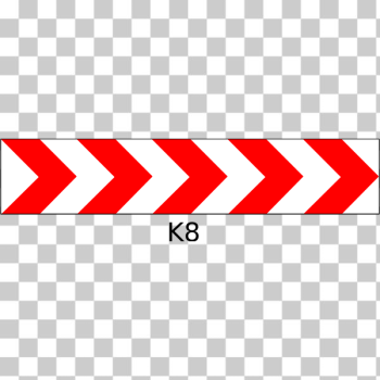 SVG Roadworks safety horizontal pole color vector drawing
