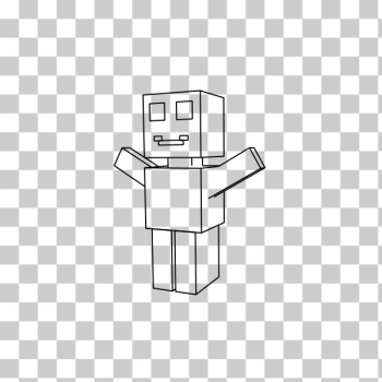 SVG Robot with hands up SVG Robot with hands up