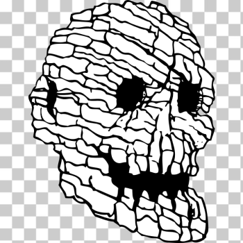 SVG Rock skull vector illustration SVG Rock skull vector illustration