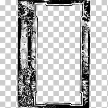 SVG Roman frame vector illustration