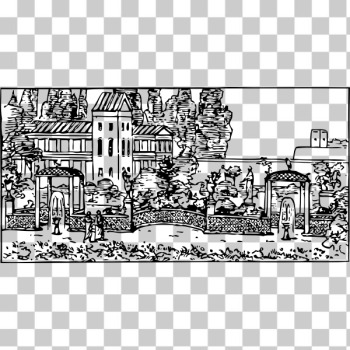 SVG roman garden SVG roman garden