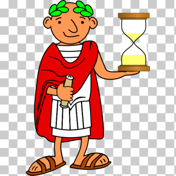 SVG Roman man with hourglass SVG Roman man with hourglass