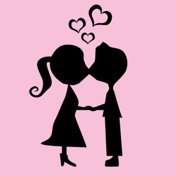 SVG Romance silhouette