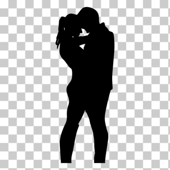 SVG Romantic couple silhouette SVG Romantic couple silhouette