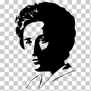 SVG Rosa Luxemburg icon SVG Rosa Luxemburg icon