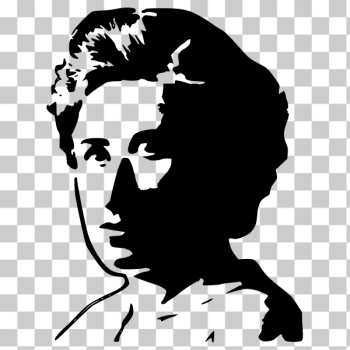SVG Rosa Luxemburg portrait SVG Rosa Luxemburg portrait