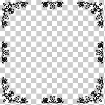 SVG Rose frame vector illustration