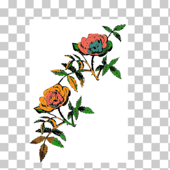 SVG Rose ornament SVG Rose ornament
