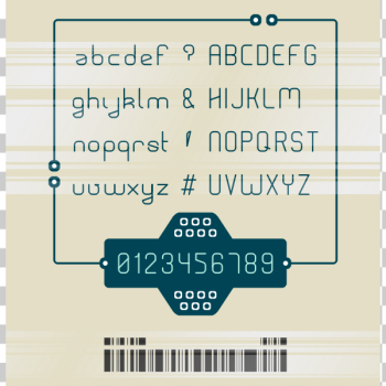 SVG Rouded-1 typeface SVG Rouded-1 typeface