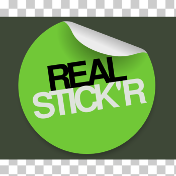 SVG Round green sticker vector drawing SVG Round green sticker vector drawing