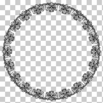 SVG Round picture frame