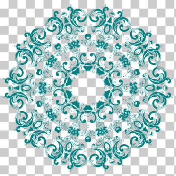 SVG Round tablecloth design with flowers SVG Round tablecloth design with flowers
