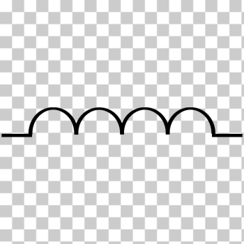 SVG RSA IEC inductor symbol vector drawing SVG RSA IEC inductor symbol vector drawing