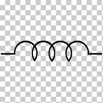 SVG RSA inductor symbol vector graphics SVG RSA inductor symbol vector graphics