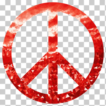 SVG Ruby Peace Sign
