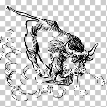 SVG Running Bull SVG Running Bull