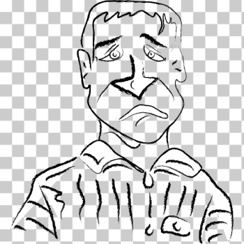 SVG Sad man SVG Sad man