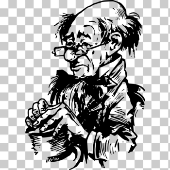 SVG Sad old man SVG Sad old man
