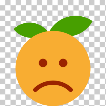 SVG Sad orange SVG Sad orange