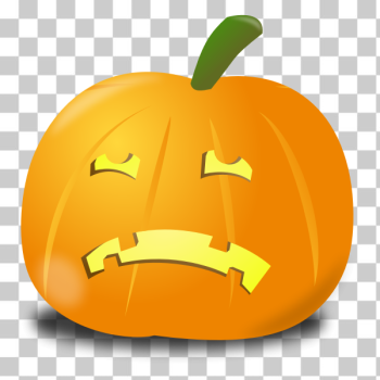 SVG Sad pumpkin vector image SVG Sad pumpkin vector image