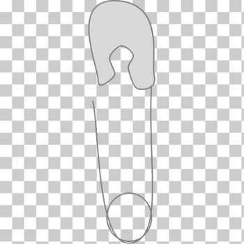SVG safety pin baby gray