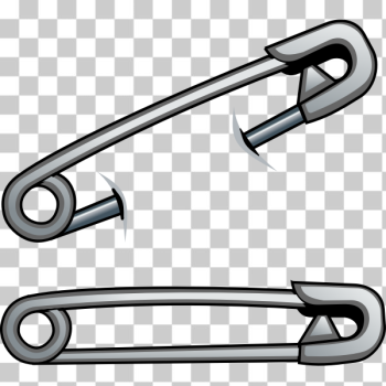 SVG Safety pin vector image