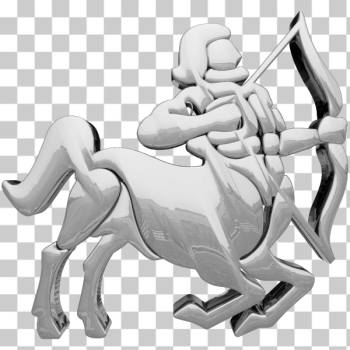 SVG Sagittarius silver icon SVG Sagittarius silver icon