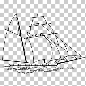 SVG Sail ship silhouette SVG Sail ship silhouette