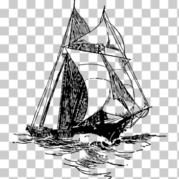 SVG Sailing boat vector drawing SVG Sailing boat vector drawing