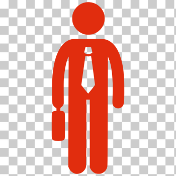 SVG Saleman icon silhouette vector image
