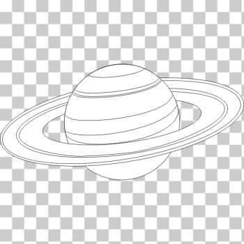 SVG Saturn for coloring SVG Saturn for coloring