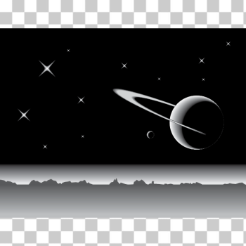 SVG Saturn in the sky SVG Saturn in the sky