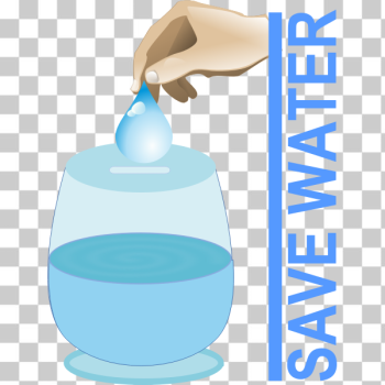 SVG Save water vector illustration SVG Save water vector illustration