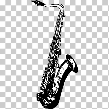 SVG saxophone