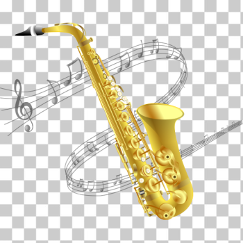 SVG Saxophone