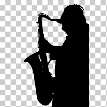 SVG Saxophone player