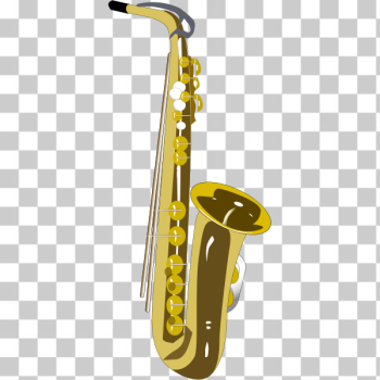 SVG Saxophone vector image