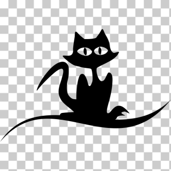 SVG Scary cat vector illustration SVG Scary cat vector illustration