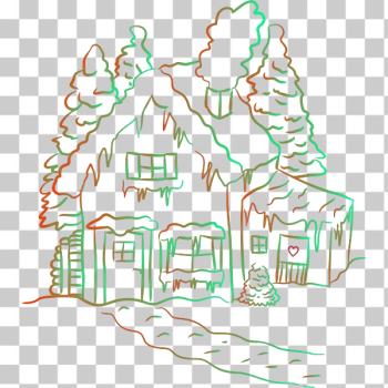 SVG Scary house sketch SVG Scary house sketch