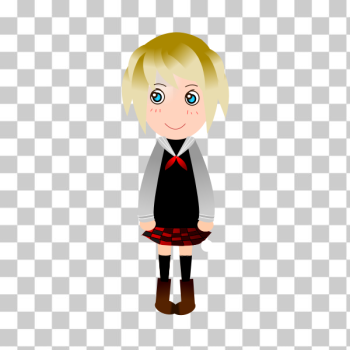 SVG School girl SVG School girl