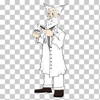 SVG Scientist in explosion SVG Scientist in explosion